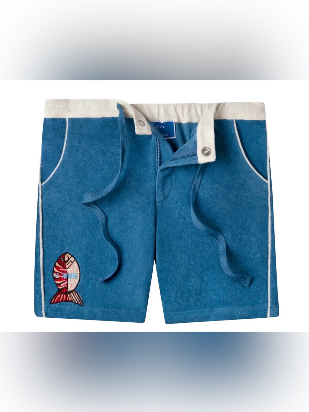 Tombolo Le Sirenuse' Pop-On Shorts (Mediterranean Blue) Size Medium